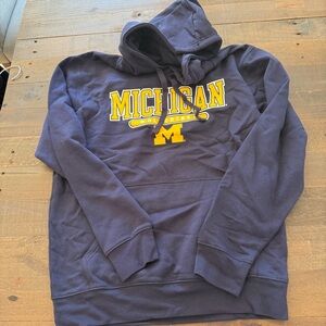 NCAA Michigan Blue and Yellow Hoodie